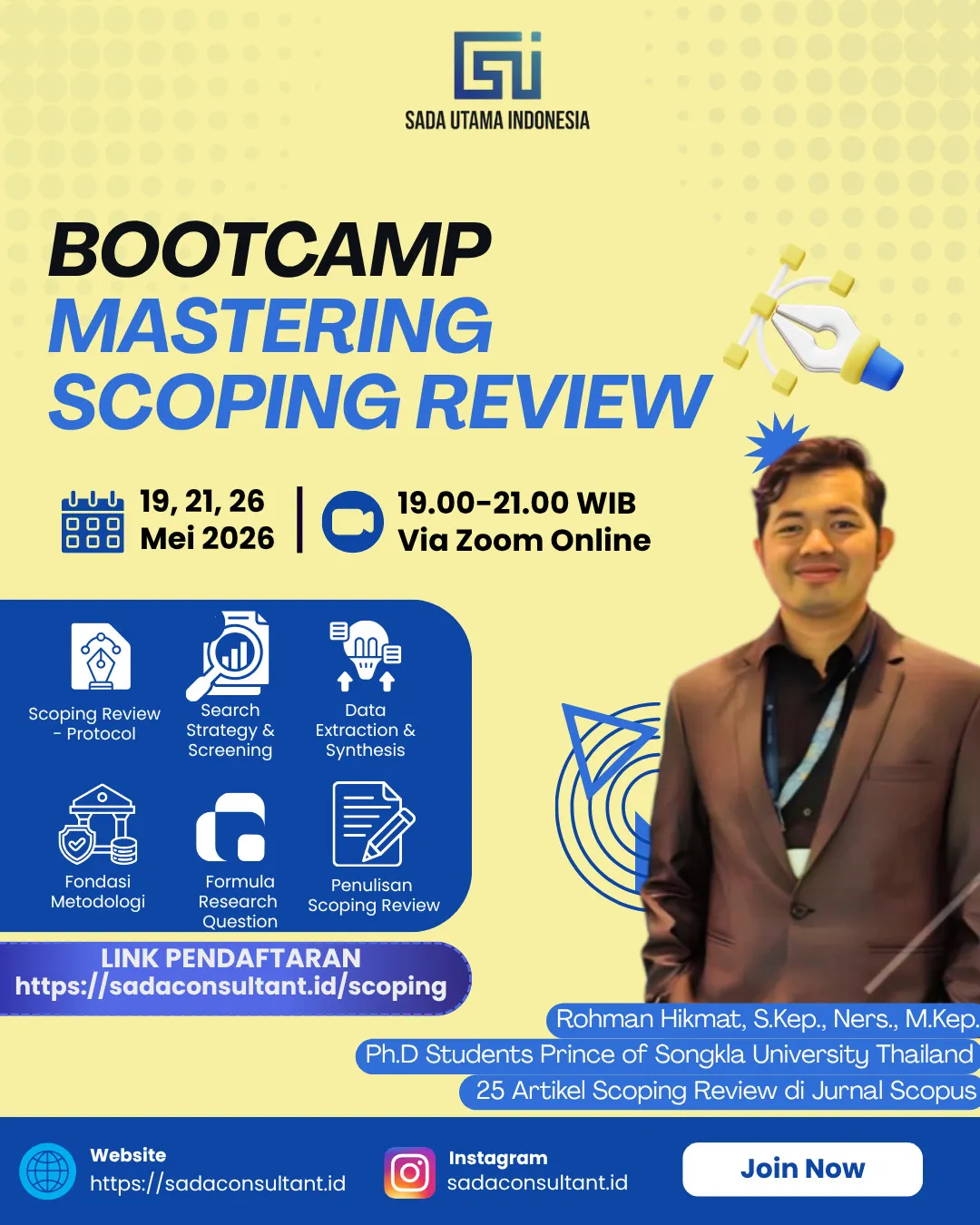 Mastering Scoping Review: Teknik Cepat & Sistematis Memetakan Literatur Standar Jurnal Q1"